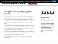 Tablet Screenshot of kalisz.buddyzm.pl